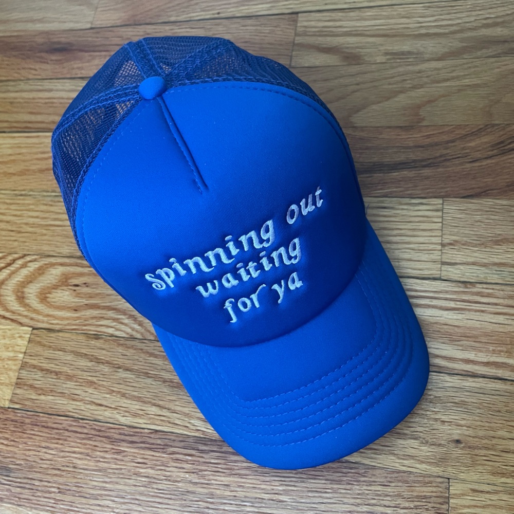 Brand New Harry Styles Satellite Trucker Hat Blue